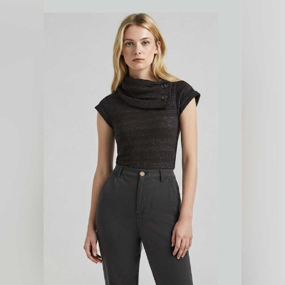 Champion Black Textured Top
